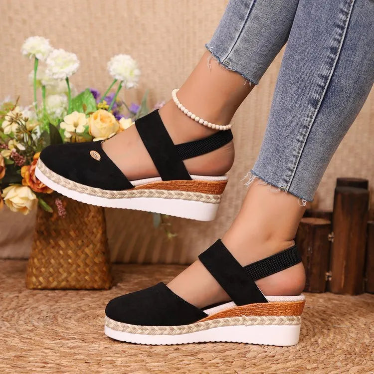 Coastal Rope Wedge Sandals