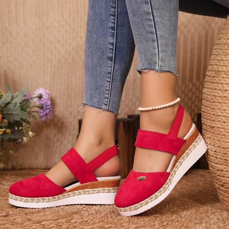 Coastal Rope Wedge Sandals