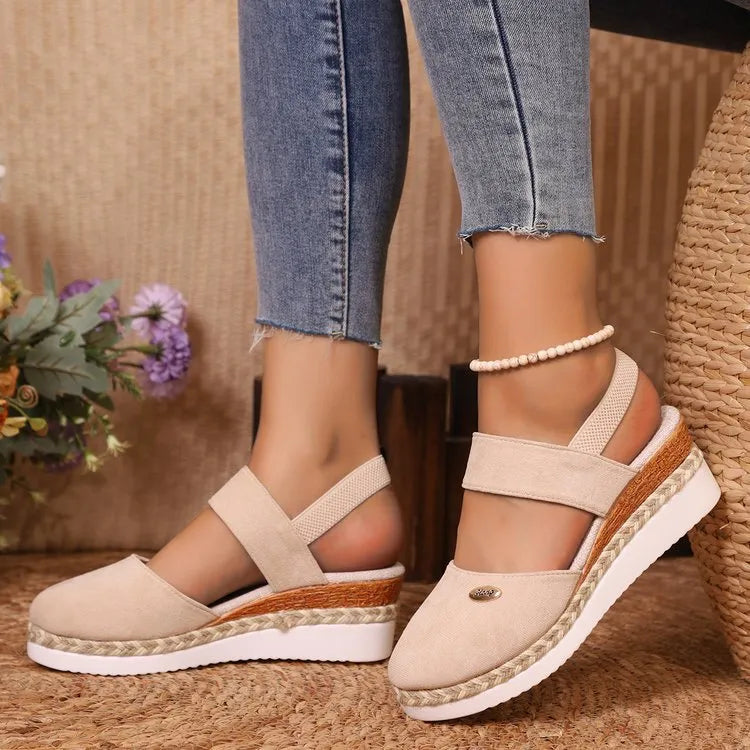 Coastal Rope Wedge Sandals