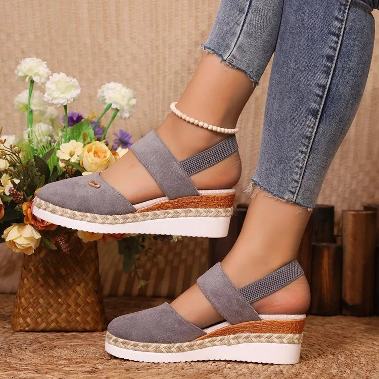 Coastal Rope Wedge Sandals
